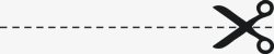 剪切线矢量剪切线图标高清图片