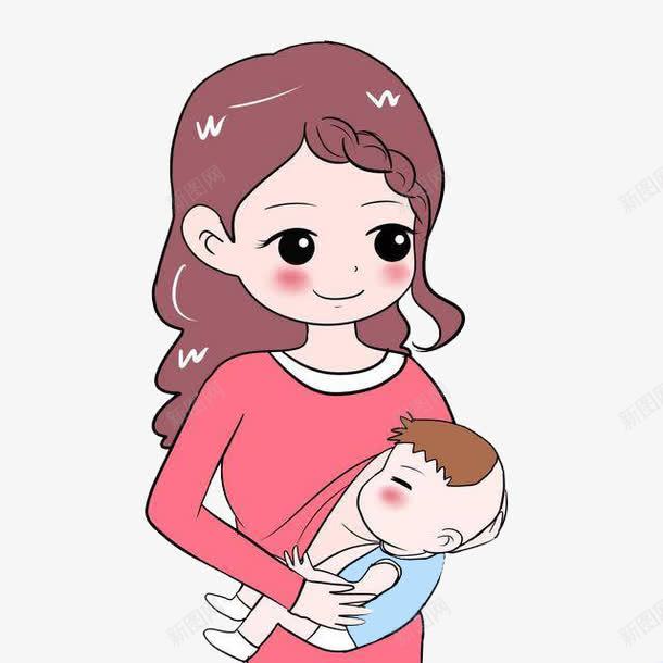 卡通宝宝吃奶png免抠素材_88icon https://88icon.com 亲子 卡通 吃奶 喂奶 宝宝 宝宝吃奶 母乳 母婴