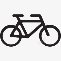 自行车骑标志训练警告位置固素材
