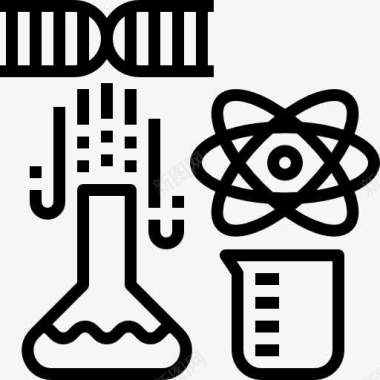 紫色瓶化学图标图标