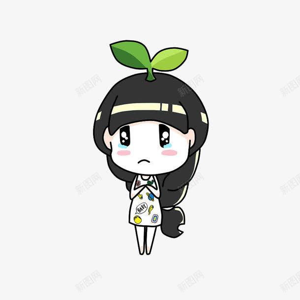 委屈的小女孩png免抠素材_88icon https://88icon.com PNG图片 免扣 卡通 女孩 委屈