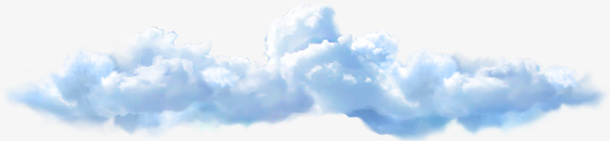 蓝色云朵png免抠素材_88icon https://88icon.com 一片云 云层 云彩 云朵 云朵免抠素材 蓝色云朵