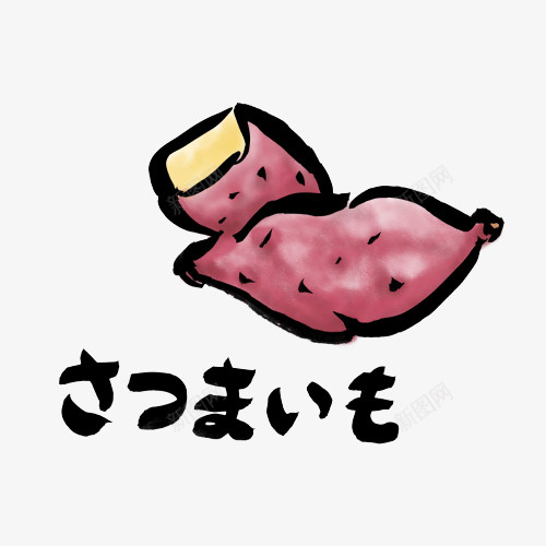 卡通手绘清新日文烤红薯插画png免抠素材_88icon https://88icon.com 卡通 手绘 插图 插画 日文 烤红薯 红薯 红薯卡通 美味 美食 设计