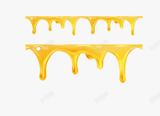 黄色融化流动的水png免抠素材_88icon https://88icon.com 水 流动 流动油 液体 融化 黄色