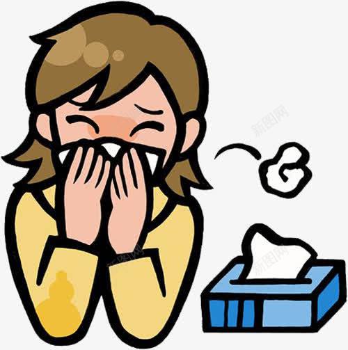 捂鼻子png免抠素材_88icon https://88icon.com 卡通 女人 感冒 感冒鼻塞 手指 捂鼻子 流感病毒卡通