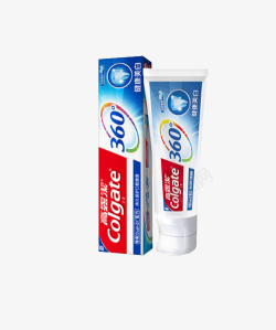 牙龈健康刷牙防蛀牙高露洁360防蛀牙膏高清图片