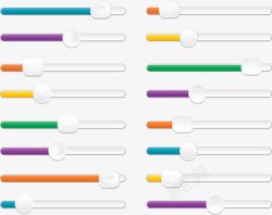 滑块元素界面滑块进度条高清图片