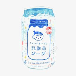 乳酸菌酸奶素材