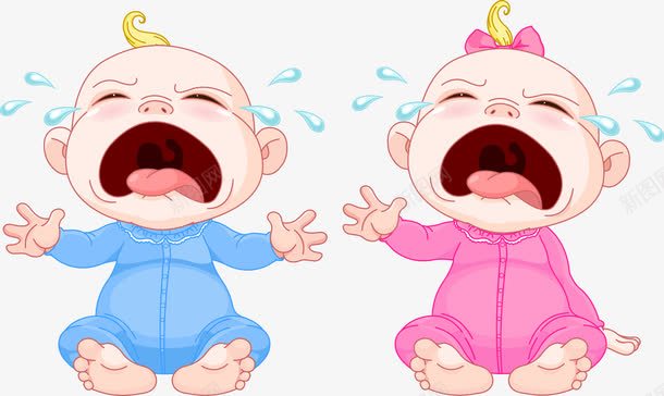 哭闹的婴儿矢量图eps免抠素材_88icon https://88icon.com 卡通婴儿 哭 婴儿 婴儿啼哭 小孩子 幼儿 矢量图