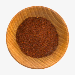 棕色容器装满红糖沙的木制碗实物素材