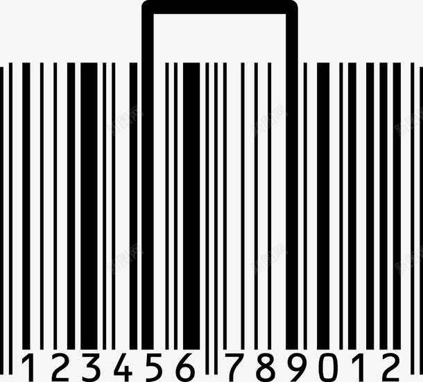 条码png免抠素材_88icon https://88icon.com 促销 手提箱 条形码