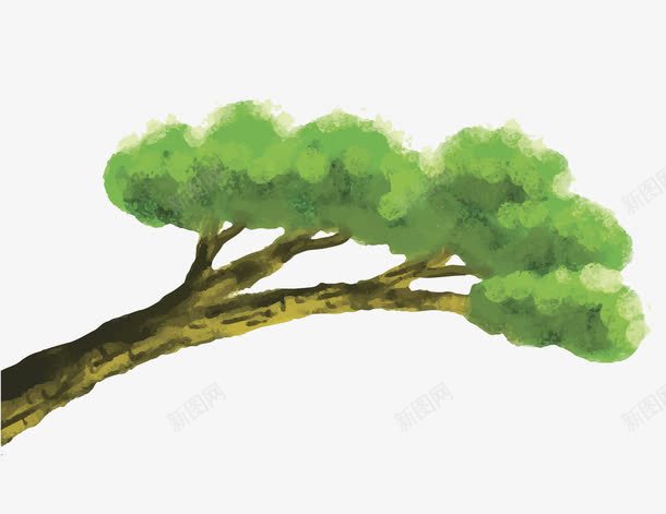 油墨松树png免抠素材_88icon https://88icon.com 卡通迎客松 四季青 常青树 松柏 松树 树 树干 植被 油墨 生长 自然 青松