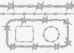 铁丝网边框素材