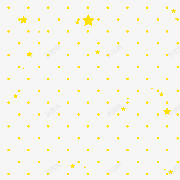 卡通黄色星星背景装饰png免抠素材_88icon https://88icon.com 五角星 卡通圆点 活动装饰 背景装饰 黄色星星