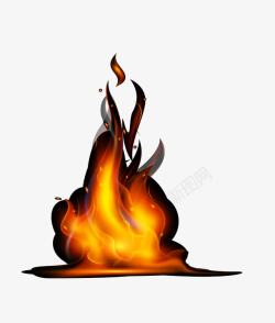燃烧的火焰矢量图素材