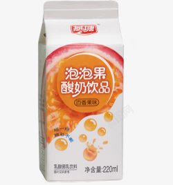 乳酸饮品实物燕塘泡泡果酸奶高清图片