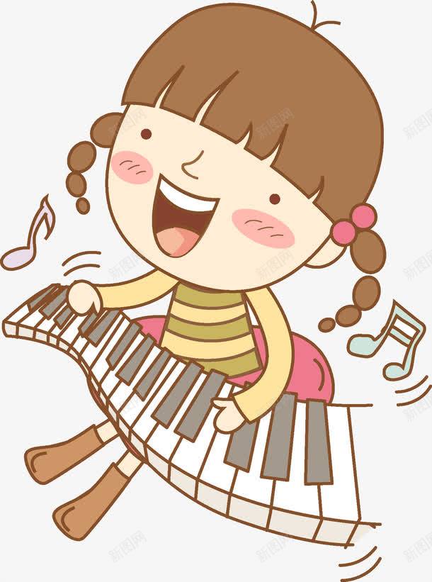 弹琴唱歌的女孩png免抠素材_88icon https://88icon.com 乐曲 卡通 唱曲 嗨歌 声音 弹琴 悦耳 旋律 歌唱 歌手 美妙的声音 音律