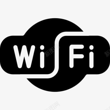 电子小报图案WiFi图标图标