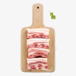 带皮五花肉素材
