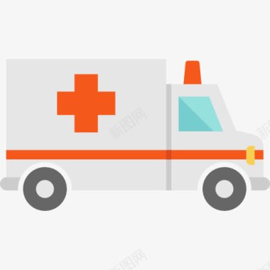 玩具救护车救护车图标图标