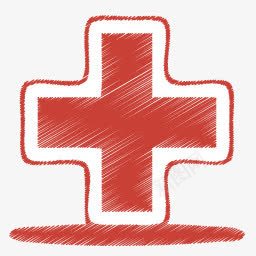 雪花符号红十字符号图标图标