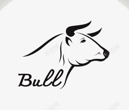 公牛公牛logo图标图标