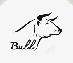 免抠公牛标志公牛logo图标高清图片