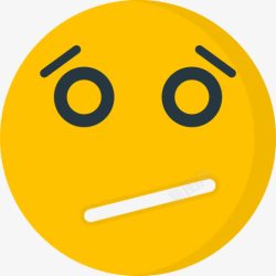表情迷茫困惑图标高清图片