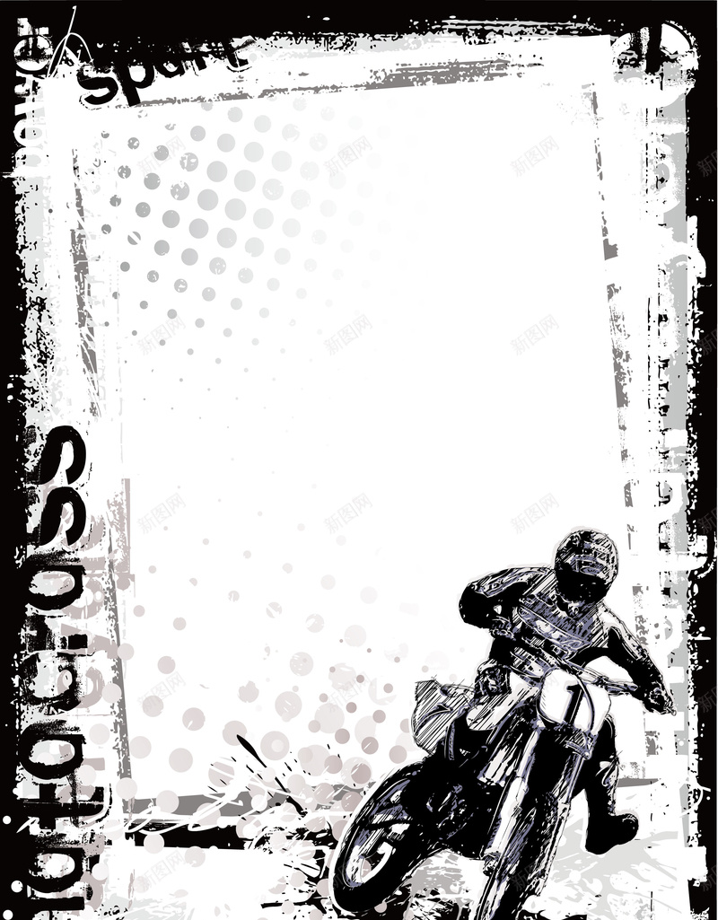 黑白创意摩托车比赛背景jpg设计背景_88icon https://88icon.com 摩托车 摩托车海报 时尚风格 比赛专用 波普 激情 碎片 行驶的摩托车 赛车场 赛道 速度 速度与激情 黑白