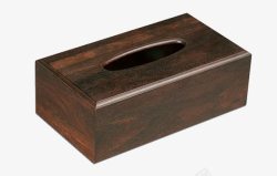 木质抽纸盒紫檀木纸巾盒高清图片