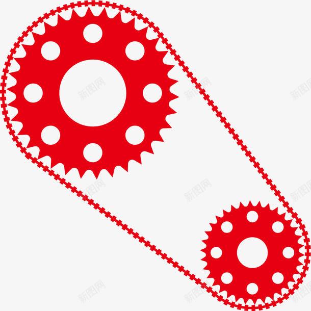 自行车齿轮链条png免抠素材_88icon https://88icon.com 机械 自行车链条 金属 铰接 链条 齿轮 齿轮链条