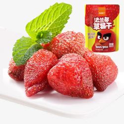 良品铺子良品铺子草莓干高清图片