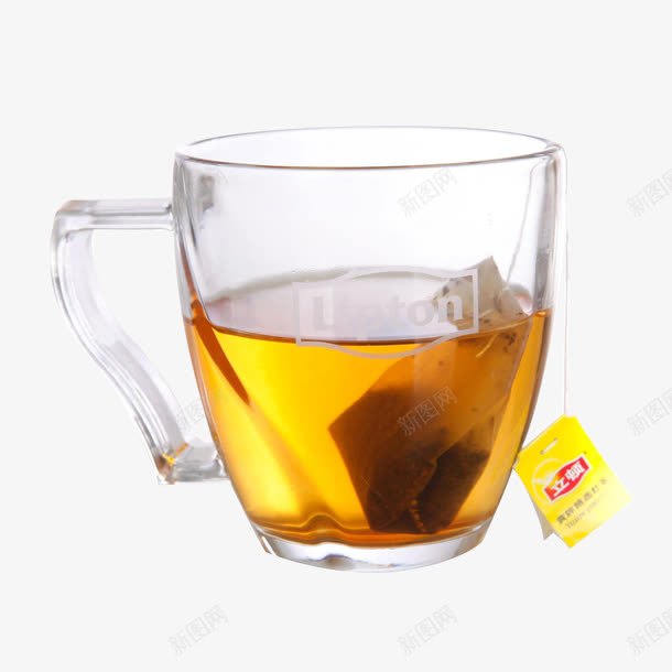 立顿袋泡茶png免抠素材_88icon https://88icon.com 玻璃杯 立顿 精美 红茶 茶叶 茶叶包 袋泡茶 袋装