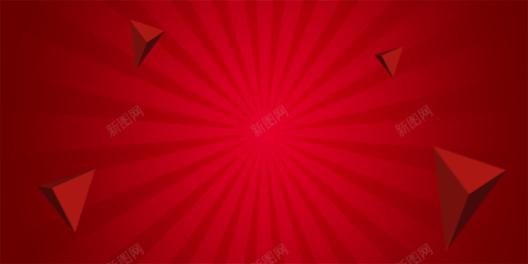 立体三角形背景背景