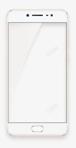 手绘iPhoneX手机模型PNG手绘金色手机模型高清图片