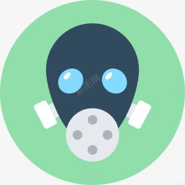 生物整容防毒面具图标图标