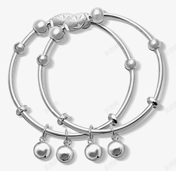 铃铛银饰手镯png免抠素材_88icon https://88icon.com png png图片 圆铃铛 手镯 礼物 铃铛 银饰