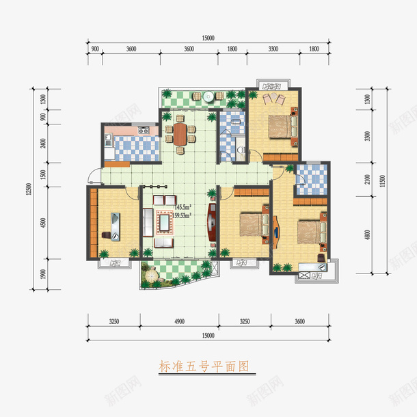 户型图室内平面户型图psd免抠素材_88icon https://88icon.com 厨房 室内 平面 户型图 效果图 装修 装饰 设计