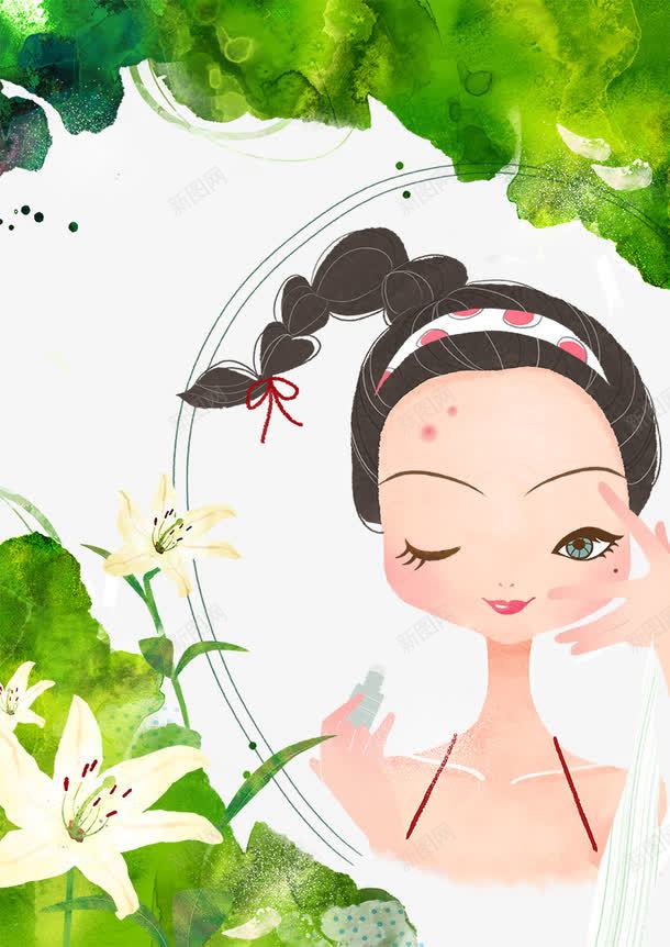 时尚女孩png免抠素材_88icon https://88icon.com 东方美人 丽人 人物 佳丽 卡通 女人 女士 女子 手绘 打扮 模特 淡彩 漫画 穿着 绘画人物