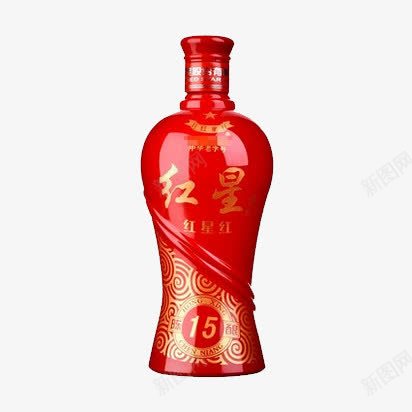 红星红白酒png免抠素材_88icon https://88icon.com 中国名酒 产品实物 北京特产 白酒 红星红
