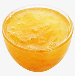 橙色蜂蜜柚子茶素材