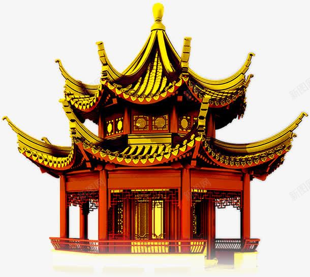 古风建筑亭子png免抠素材_88icon https://88icon.com 亭子 八角亭 古代 古风 塔 建筑