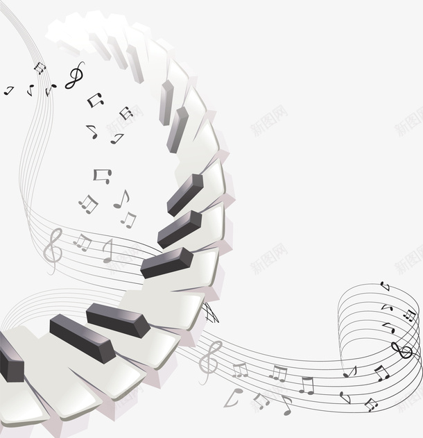 白色钢琴曲子png免抠素材_88icon https://88icon.com 旋律 旋律PNG 矢量旋律 简笔画钢琴 钢琴 钢琴旋律 音乐