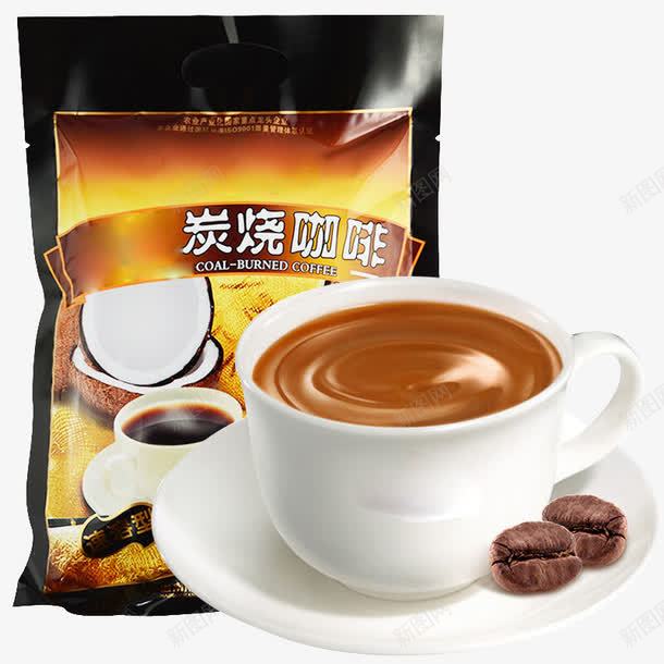 炭烧咖啡png免抠素材_88icon https://88icon.com 产品实物 冲泡 咖啡 炭烧 精美 袋装 饮品 香浓