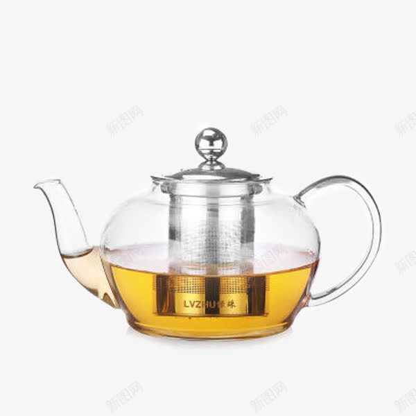 明火加热草茶玻璃壶png免抠素材_88icon https://88icon.com 产品实物 泡茶工具 玻璃茶壶 茶具