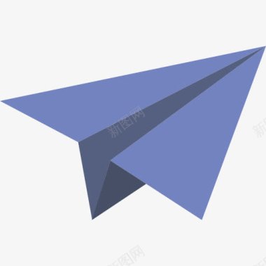 折纸风背景纸飞机图标图标