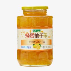 优质蜂蜜柚子茶素材