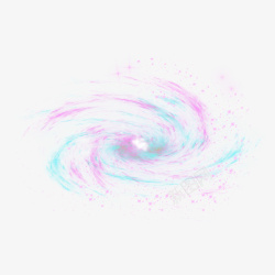 太空星系紫色星云素材