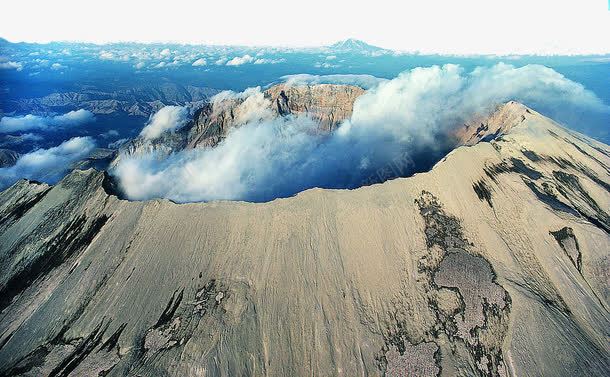 火山口png免抠素材_88icon https://88icon.com 山 山脉 岩浆 活火山 自然环境