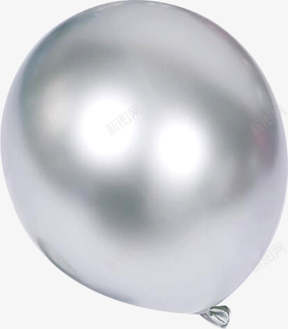 银色金属色气球png免抠素材_88icon https://88icon.com 一颗气球 气球 水银色 派对 装饰 银